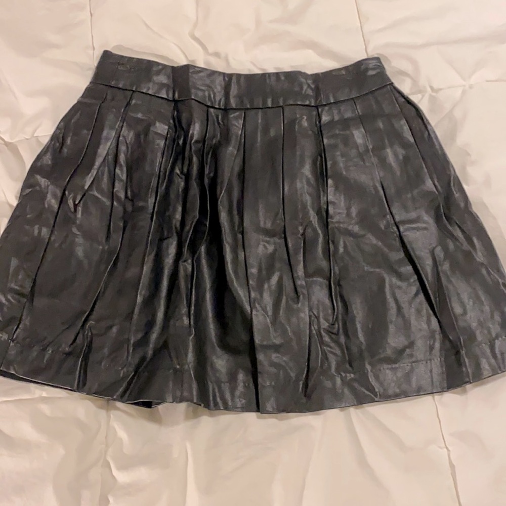 Leather mini